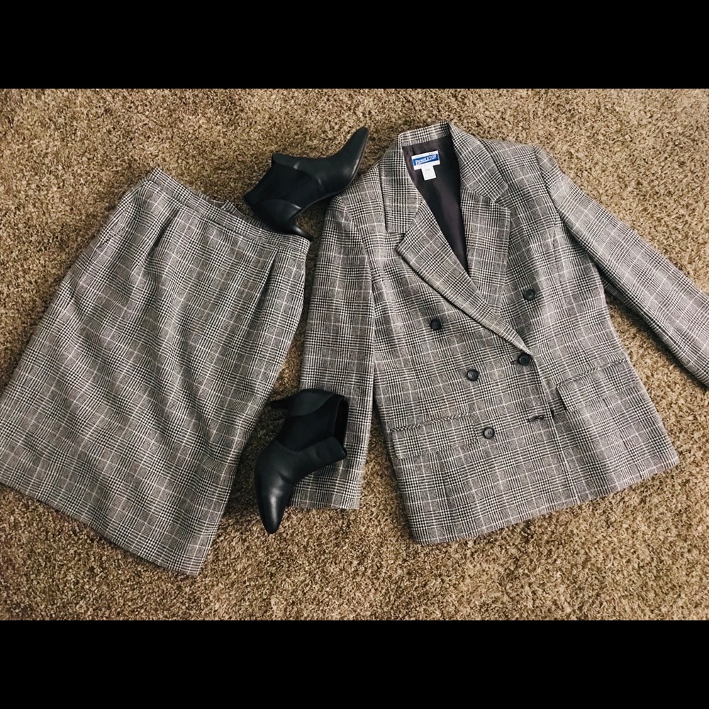 Vintage Pendleton Skirt Suit Coat/Skirt